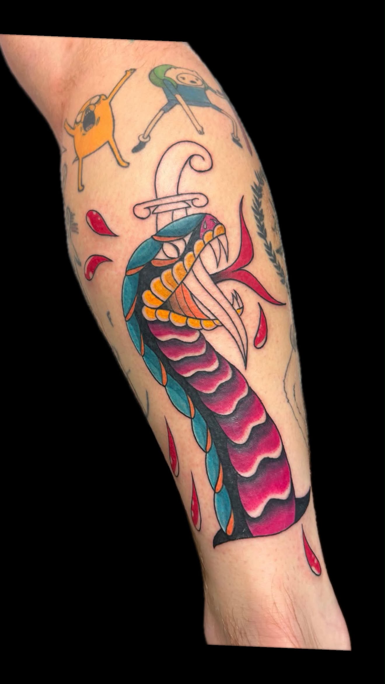 Blackwork tattoo by Lindsay