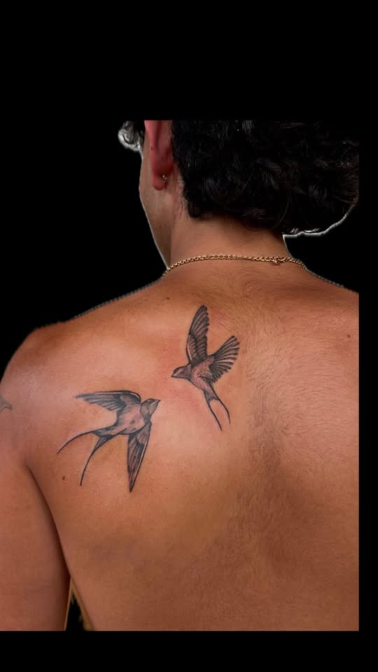 Script tattoo by Lindsay