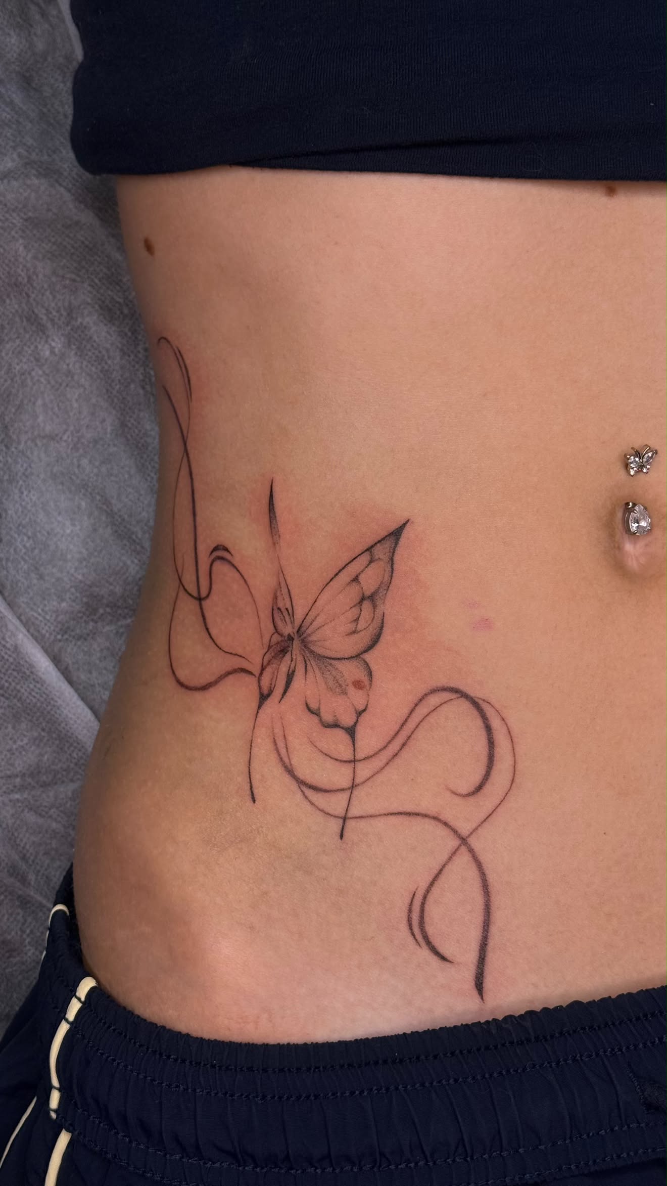 Blackwork tattoo by Ninji