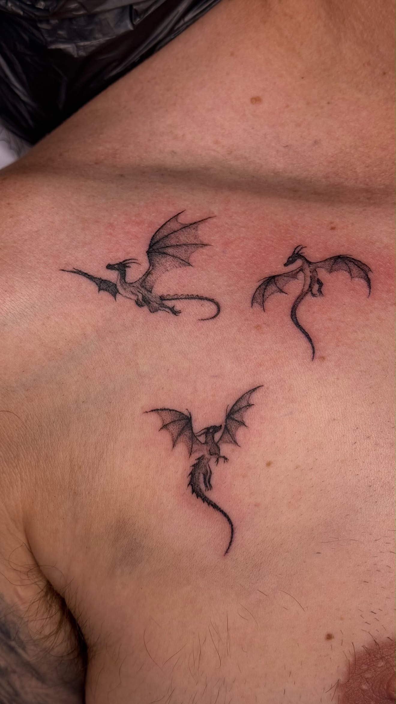 Small colour cartoon sea turtle tattoo in a bold traditional style.